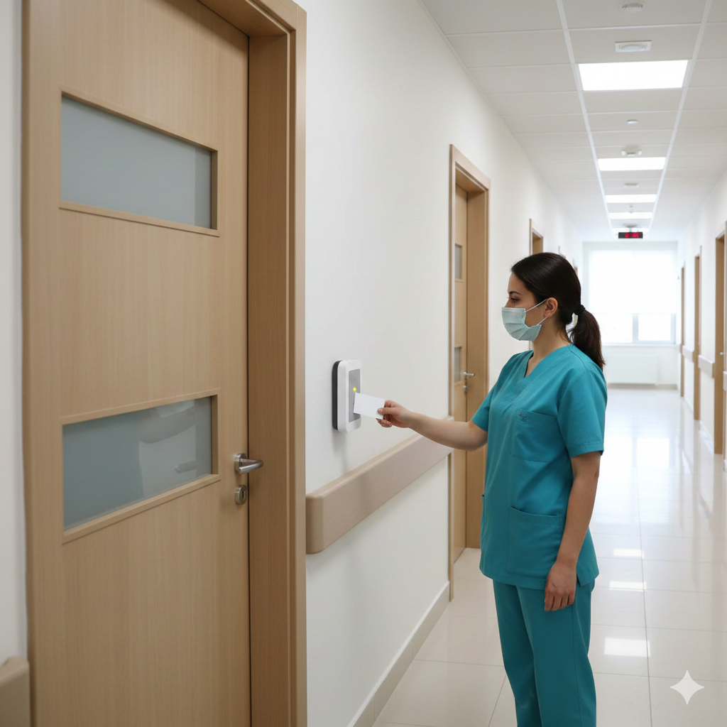 NFC device in hospital