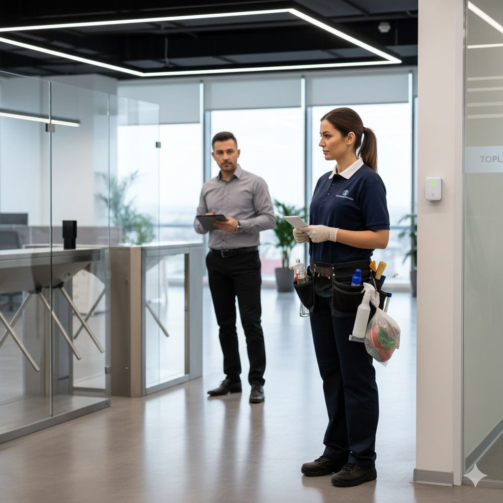 NFC device for contractors